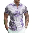 thumbnail image 4 of Camisas nuevas de verano 2024 para hombre, blusas cómodas y ajustadas, camisas de manga corta con estampado 3D de lujo, camisas florales de moda urbana, ropa para mujer, 4 of 5