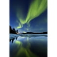 thumbnail image 2 of Aurora Borealis over Sandvannet Lake in Troms County  Norway Poster Print, 2 of 2