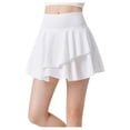 thumbnail image 1 of Falda pantalón para mujer Sun Skort Ice Cool Blocking: falda de tenis 2 en 1, secado rápido, UPF50+; deportiva/fitness (tallas S-XL)., 1 of 6