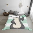 thumbnail image 6 of KLL Cute Raccoon Print Fleece Throw Blanket, Horizontal Fleece Bedding Cute Soft Blankets Comfy Fleece Flannel Plush Home Decor for Couch & Bed -80"x60", 6 of 9