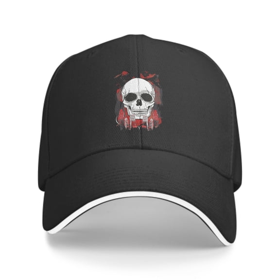 Skull Baseball Caps for Men Women Fashion Summer Casquette Adjustable Casual Trucker Hats for Outdoor Activities