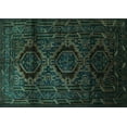thumbnail image 1 of Ahgly Company Indoor Rectangle Persian Turquoise Blue Traditional Area Rugs, 7' x 10', 1 of 4