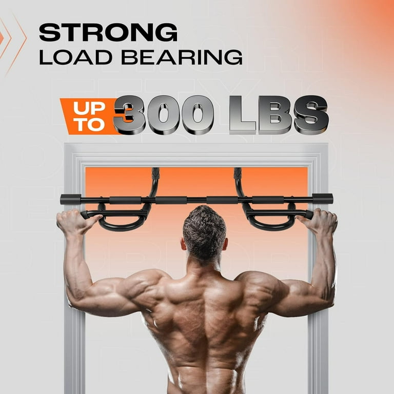 Yes4All Heavy Duty Pull Up Bar for Doorway Solid Bar Construction Multi Grips Door Pull Up Bar Doorway Pull Up Bar