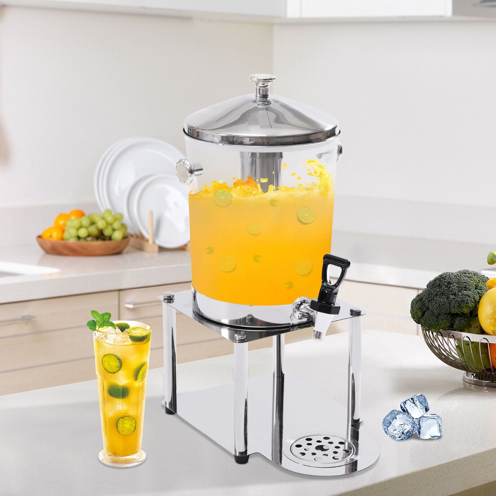 Miumaeov 2 Gal Beverage Dispenser 8 Liters Drink Dispensers for Party