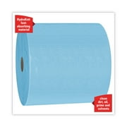 WypAll X70 Cloths, Jumbo Roll, 12 1/2 x 13 2/5, Blue, 870/Roll -KCC41611
