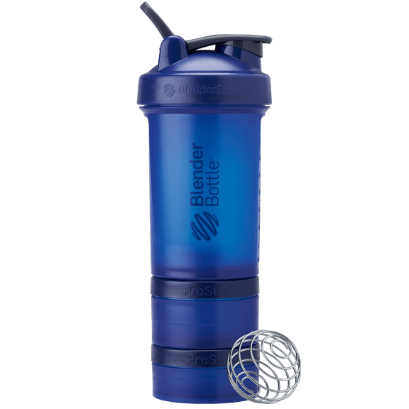 Blender Bottle ProStak Shaker Cup 22oz Cobalt, Blue