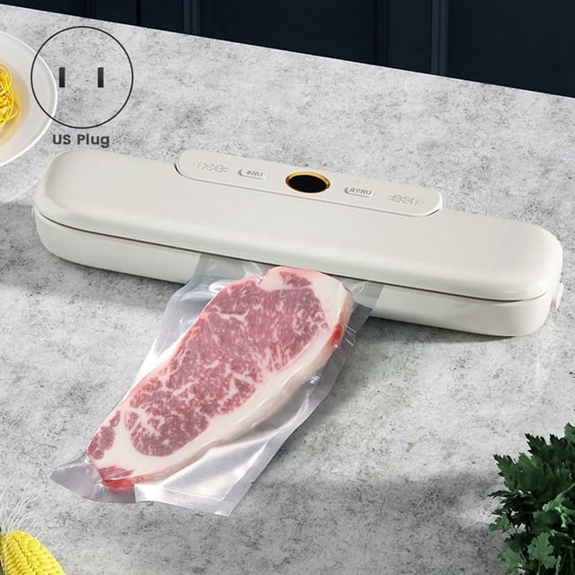 Máquina envasadora al vacío para alimentos, selladora al vacío con 10 bolsas de vacío, selladora de alimentos al vacío para el hogar, ENCHUFE estadounidense