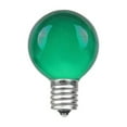 thumbnail image 2 of Novelty Lights 25 Feet Green G30 Globe Outdoor Patio String Lights, Brown Wire, 2 of 7