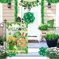 thumbnail image 5 of St Patricks Day Garden Flag, St Patricks Day Flag 12.5x18 Double Sided, St. Patrick''s Day Burlap Yard Flag with Gnomes Leprechaun Shamrock Irish Clover Welcome Vertical Signs for Outdoor Decorations, 5 of 6