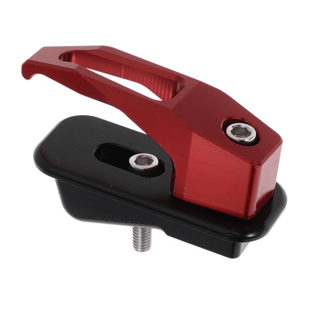 Gancho colgante para motocicleta Cuadrado Soporte para casco de motocicleta Equipaje para scooters bicicletas Rojo 78mm de longitud