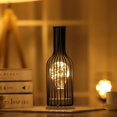 thumbnail image 4 of Lámpara de noche con forma de linterna, luz de noche con forma de corazón para niña, luz de noche de hierro con forma de copa de vino tinto, botella de vino tinto, regalo decorativo, 4 of 6