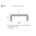 thumbnail image 2 of Richelieu BP391371195 3-3/4" Center To Center Arch Cabinet Pull From The Expression, 2 of 5