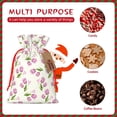 thumbnail image 7 of Fuzoiu Tulips Flowers Print Christmas Gift Bag,Burlap Gift Bag with Drawstring Closure & Hang Tag,Perfect for Holidays, Birthdays, and Special Occasions-Medium, 7 of 7