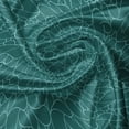 thumbnail image 5 of Ambesonne Teal Valance Pack of 2, Abstract Modern Line Art, 54"X18", Teal Turquoise, 5 of 5