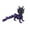Dark Purple, variant on 3D Printed Long Haired Dragon Multi-Color Gradient Ornament Articulated Animal Model for Stress Relief and Office Desk Decoration 5.5 Inch
