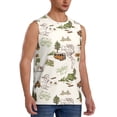 thumbnail image 2 of Zufioo Road Trip Men's Tank Top,Men's Sleeveless Muscle Shirts,Basic Sleeveless T Shirts Casual Active Hipster Tank Top,Moisture Wicking Odor Protection-X-Large, 2 of 7