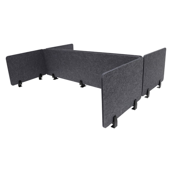 Desktop Privacy Desk Divider,Freestanding Removable Noise Reduction Desk Partition Panel, for Office Classroom Library Workspace Separation