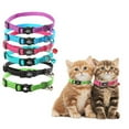 thumbnail image 4 of Collier pour Animaux Réfléchissant avec Clochette Collier Animal Réglable en Nylon, Bleu Ciel, 4 of 8