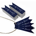 thumbnail image 3 of Inkdotpot Silver Foil Paper Hang Tags Love Is Sweet Wedding Favor Tags 100 Pieces, 3 of 6