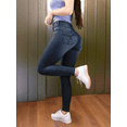 thumbnail image 4 of Leggins Mujer Mezclilla Unitalla Faja Alta Estilo Pantalón Mezclilla, 4 of 5