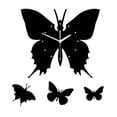 thumbnail image 2 of Reloj de Pared BLESIY Decorativo Negro con Mariposa 30cm Silencioso, 2 of 8