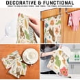 thumbnail image 7 of Soft Absorbent Reusable Kitchen Towels, Set of 4|28x18 in, Cute Monkeys in The Jungle Dining Kitchen Living Room Tea Towels Dish Towels Decorative Towels, 7 of 7