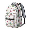 thumbnail image 2 of Alien UFO White Pattern Backpack for School, Cute School Bag with Adjustable Shoulder Straps and Padded Back, 15.3"x11"x7.1", 2 of 5