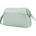 thumbnail image 1 of Women's Makeup Bag Wide Open Makeup Bag Travel Cosmetic Organizer Toiletry Bag for Toiletries Accessories (Light Green), 1 of 4