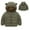 Army Green#3, variant on IVEYRTF Toddler Kids Boys Girls Winter Fleece Padded Jacket Hooded Zip Up Coat Warm Outwear with Cute Ears for Fall Winter Clothes Soft Lined Breathable(White#1,4-5 Years)