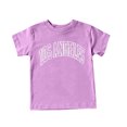thumbnail image 3 of AJTQTH Tees for Kids Toddler Boys Girls Unisex Letter Novelty Printed Tshirts Long-Sleeved Round Neck Tops Summer Casual Lightweight Clothes Outfits Purple 7 Years, 3 of 3