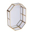thumbnail image 3 of Nordic Style Glass Copper Geometry Storage Baskets Box Simplicity Style Home Organizer For Jewelry Necklace Dessert Plate(S), 3 of 5
