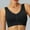 Black, variant on KIHOUT Bra For Women Large Sports Bra Double Layer Seamless Yoga Running Bra Daily Bra