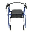 Winado Medical Bariatric Rollator 450lb Folding Rolling Walker Adult 4