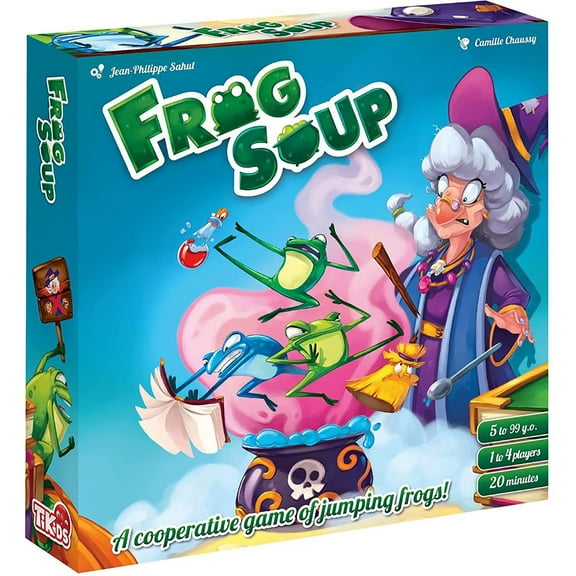 Frog Soup - Cooperative Game, Kids & Family, Ages 5 , 1-4 Players