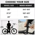 thumbnail image 6 of 26 Inch Mountain Bike 21 Speed for Adults & Teens, High Carbon Steel Frame, Front Suspension, Dual Mechanical Disc Brakes, 26x2.125 Tires, Unisex Trail & City Bicycle, 6 of 10