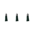 thumbnail image 4 of Llavero encantos Injueey 28 piezas borlas decoración DIY verde militar, 4 of 6