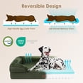 thumbnail image 4 of Cama para perros EHEYCIGA Orthopedic XL, impermeable, espuma viscoelástica, verde, 4 of 7