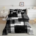 thumbnail image 2 of Homewish Geometric Rectangle 3 Pieces Queen Comforter Set for Teens Boys Girls,Vintage Aesthetic Ultra Soft Bedding Sets,Minimalist Abstract Art Bedding Comforter Set Breathable,Luxury Bedroom Decor, 2 of 8