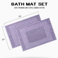 thumbnail image 3 of Impressions Bison 2-Piece Absorbent Cotton Bath Mat, 3 of 8