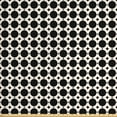 thumbnail image 1 of Abstract Geometry Fabric by the Yard, Repeating Circles Motifs Bicolored Composition Pattern, Decorative Upholstery Fabric for Chairs & Home Accents, Charcoal Grey Champagne by Ambesonne, 1 of 4
