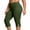Army Green 1, variant on OGLCCG Women Capri Pants Plus Size Stretch Knee Length Leggings with Pockets Comfy Slim Fit Elastic Waist Casual Summer Ladies Pull On Capris,XXL,Dark Blue