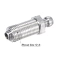 thumbnail image 3 of Unique Bargains Steel Straight Hydraulic Grease Fitting G1/8 Thread 11mm Width 10 Pack, 3 of 5