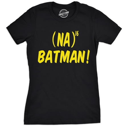 Element Top - Womens Na16 Batman Tshirt Funny Sarcastic Science Comic Element Tee For Ladies