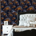 thumbnail image 6 of Peel and Stick Wallpaper Mystical Shadowy Woodland Scene Glowing Mushrooms Artwork Wall Mural 23.6in x 9.8ft Self Adhesive Removable Wall Paper Renter Friendly Wallpaper for Nursery Bedroom, 6 of 8