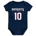 thumbnail image 2 of Infant Mac Jones Navy New England Patriots Mainliner Player Name & Number Bodysuit, 2 of 3