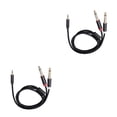 thumbnail image 1 of Cateissary Cable de audio Cable adaptador de enchufe chapado en oro doble Carcasa de aleación de aluminio Type1 NO1, 1 of 6
