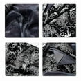 thumbnail image 4 of Mens Luxury Paisley Suit Jacket Gold Shiny Slim Fit Button Down Blazer, 4 of 5