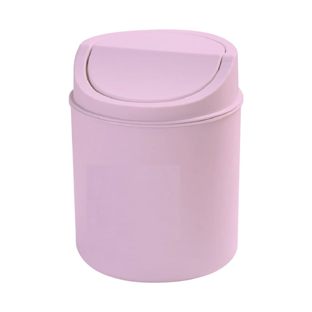 Gkeoshab Kitchen Cleaning Supplies Mini Tabletop Trash Cans Can Mini Room Creative Cover Kitchen Living Waste Kitchen Restaurant Bar Home & Garden