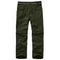 thumbnail image 2 of FEN AI Boys Pants Convertible Hiking Quick Dry Zip Off Pants Outdoor Climbing Casual Trouser Kids Youth Cargo Scout Pants 14-16 Years, 2 of 7