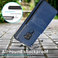 thumbnail image 5 of Funda de piel sintética estilo empresarial para Huawei Mate 20 con tarjetero, función billetera, función de soporte vertical, protección contra caídas, duradera., 5 of 5